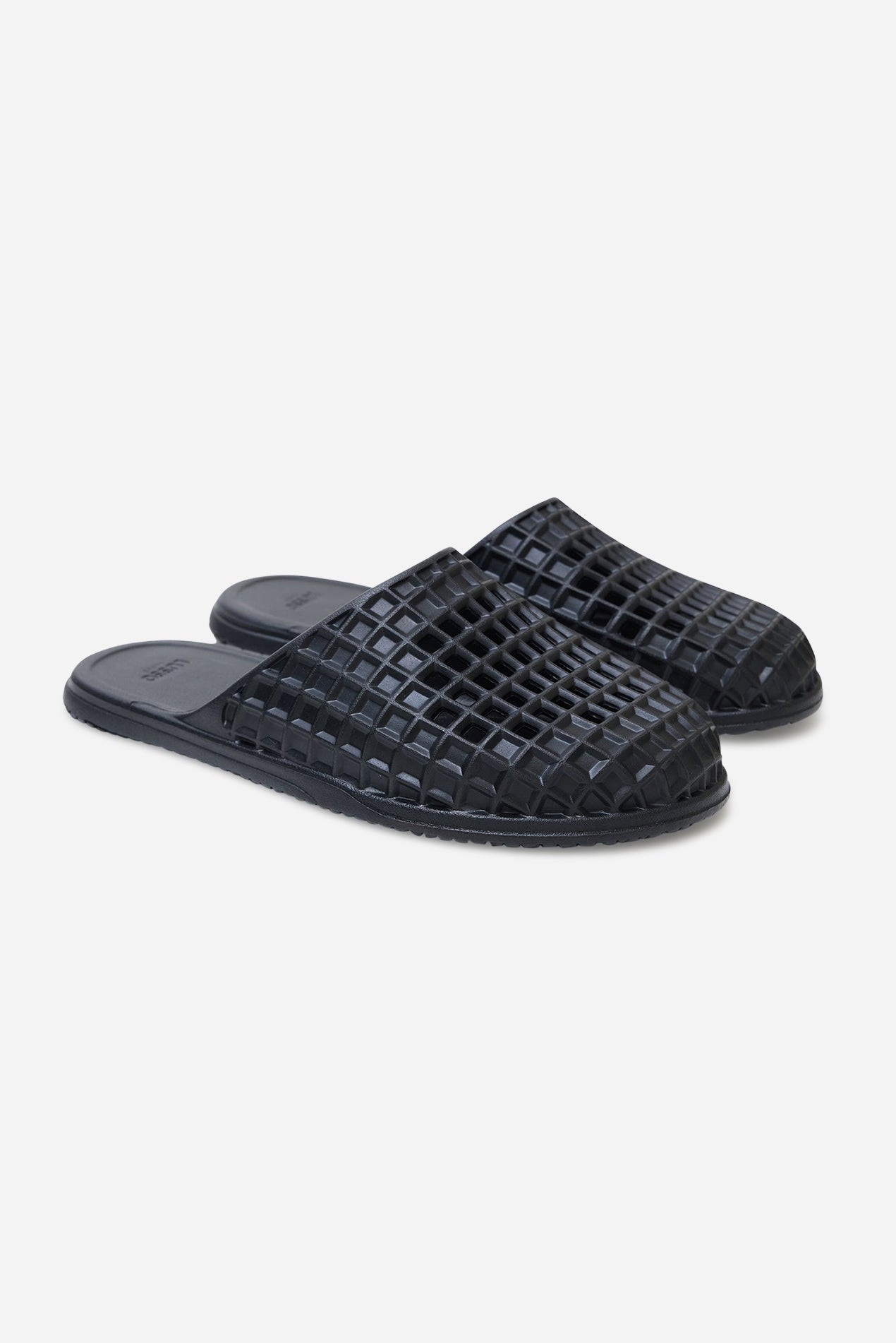 Saturdays NYC Rosa Slide in Jet Black