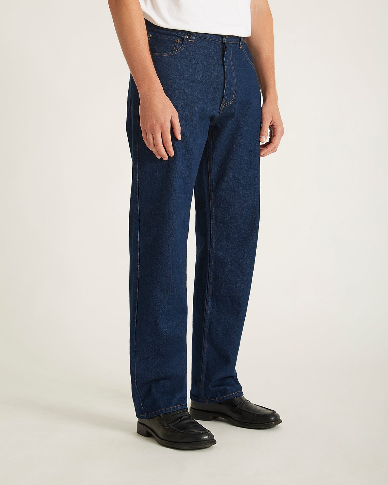 NEIGHBORHOOD Washed Denim Dp Wide Pants Indigo | HAVEN