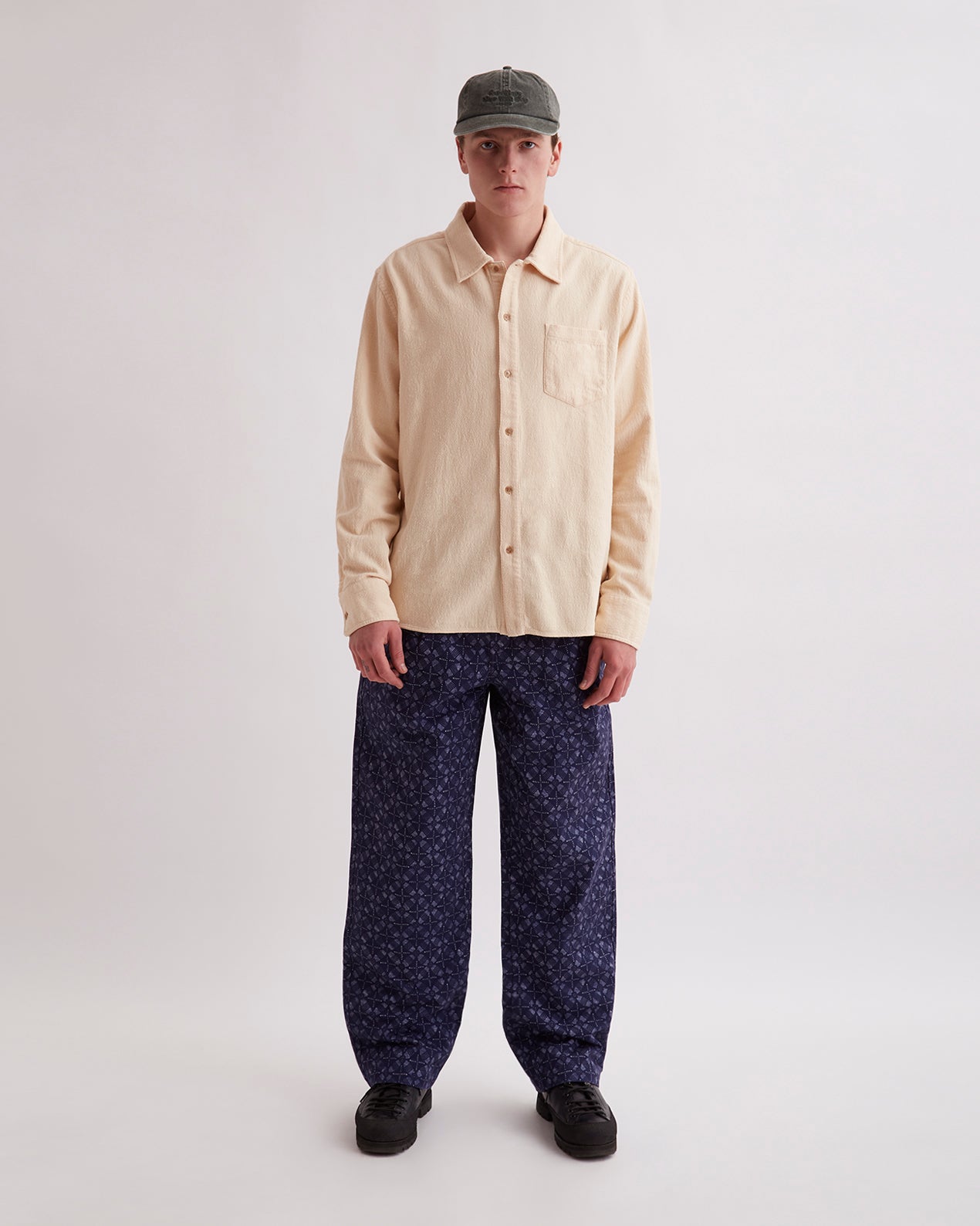 Broome Boucle Knit LS Shirt | Saturdays NYC