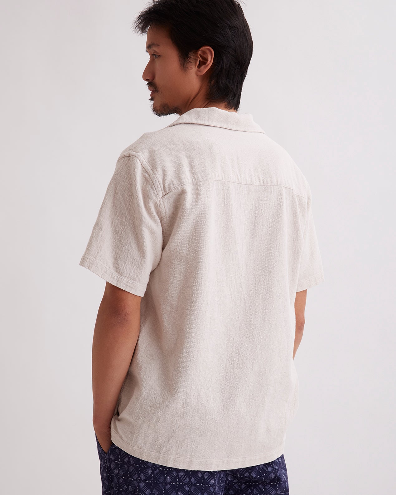 Canty Boucle Knit SS Shirt | Saturdays NYC