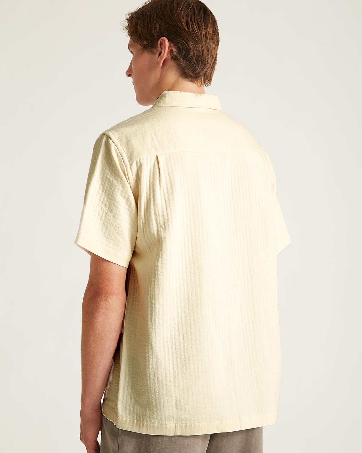 [RECTO] / ☆ 24FW NOVA LAYERED T-SHIRT / IVORY Paradise Of Pleasure Oversized Short Sleeve Tee - Grey