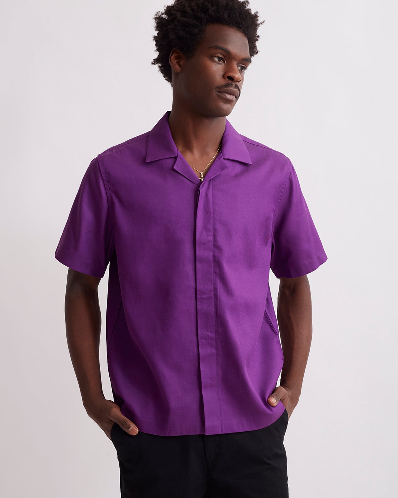 新品SaturdaysGolf SaturdaysNYC 接触冷感半袖ポロXXL Jahmad Linen-Blend Knit Polo | Saturdays NYC