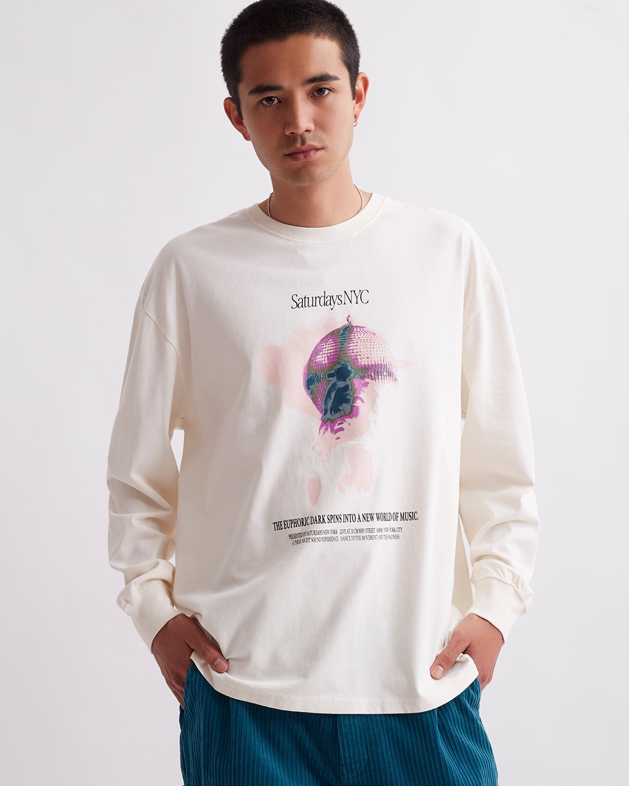 Euphoric Relaxed Long Sleeve Tee | Saturdays NYC