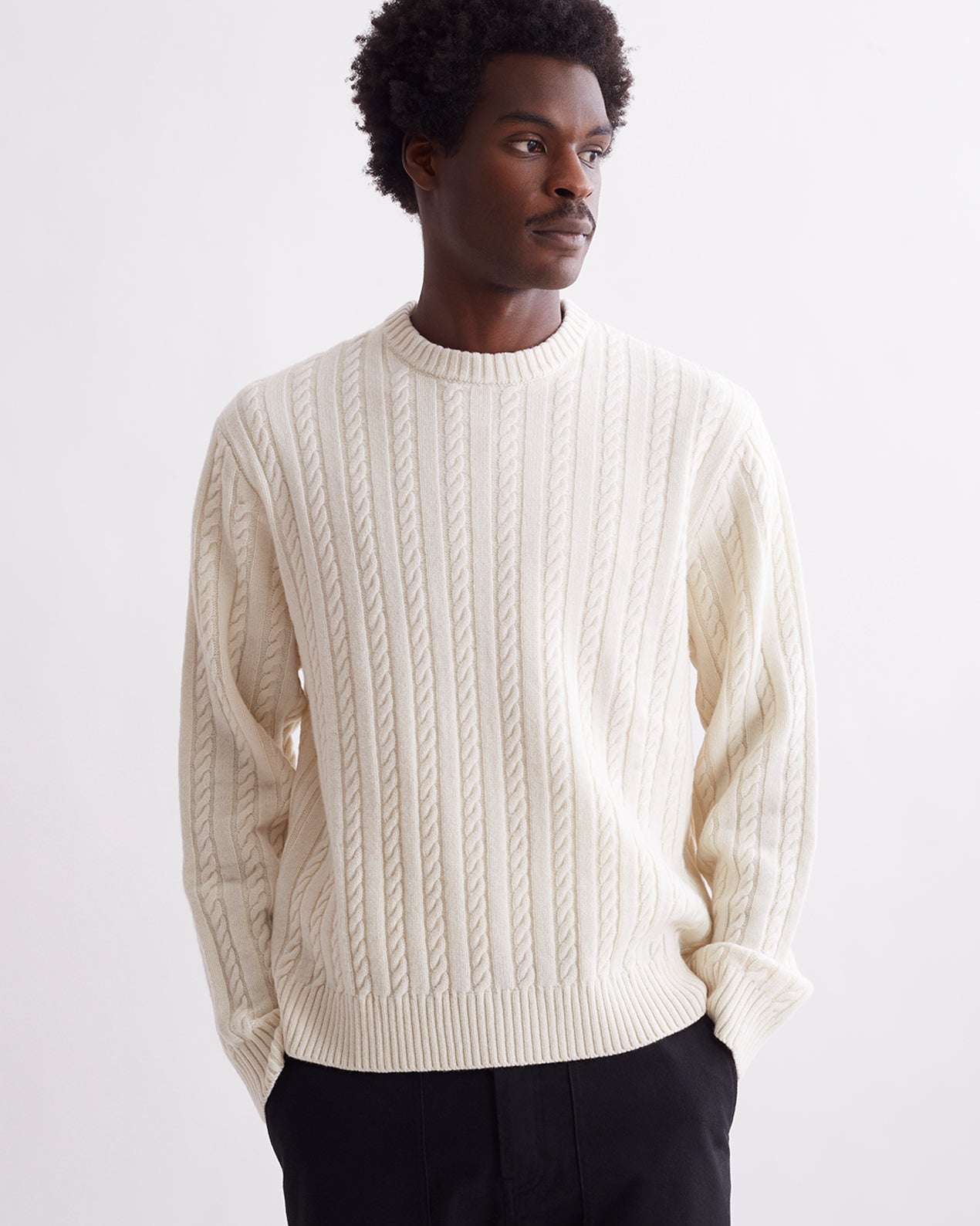 Nico Cable Knit Sweater Saturdays NYC