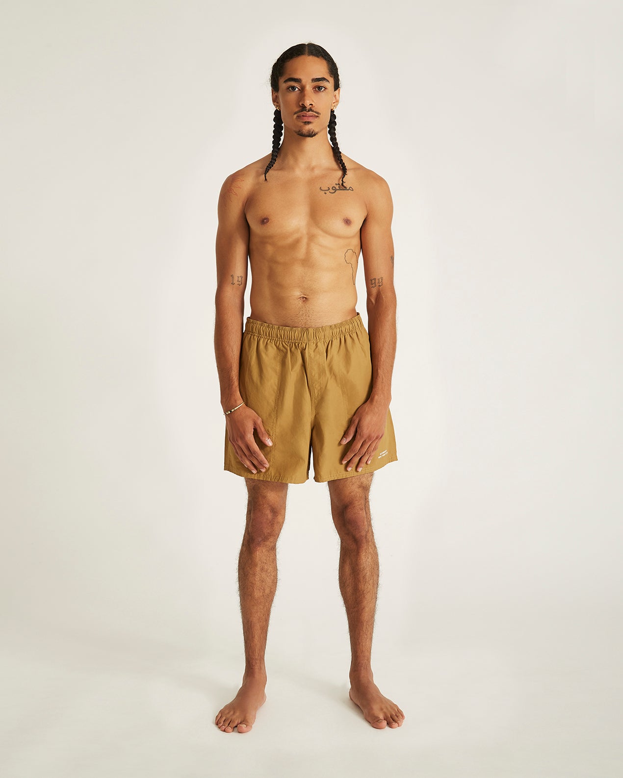 Saturdays NYC Talley Swimshort XS ブラウン Saturdays NYC｜Talley Iridescent Swimshort | Rakuten Fashion