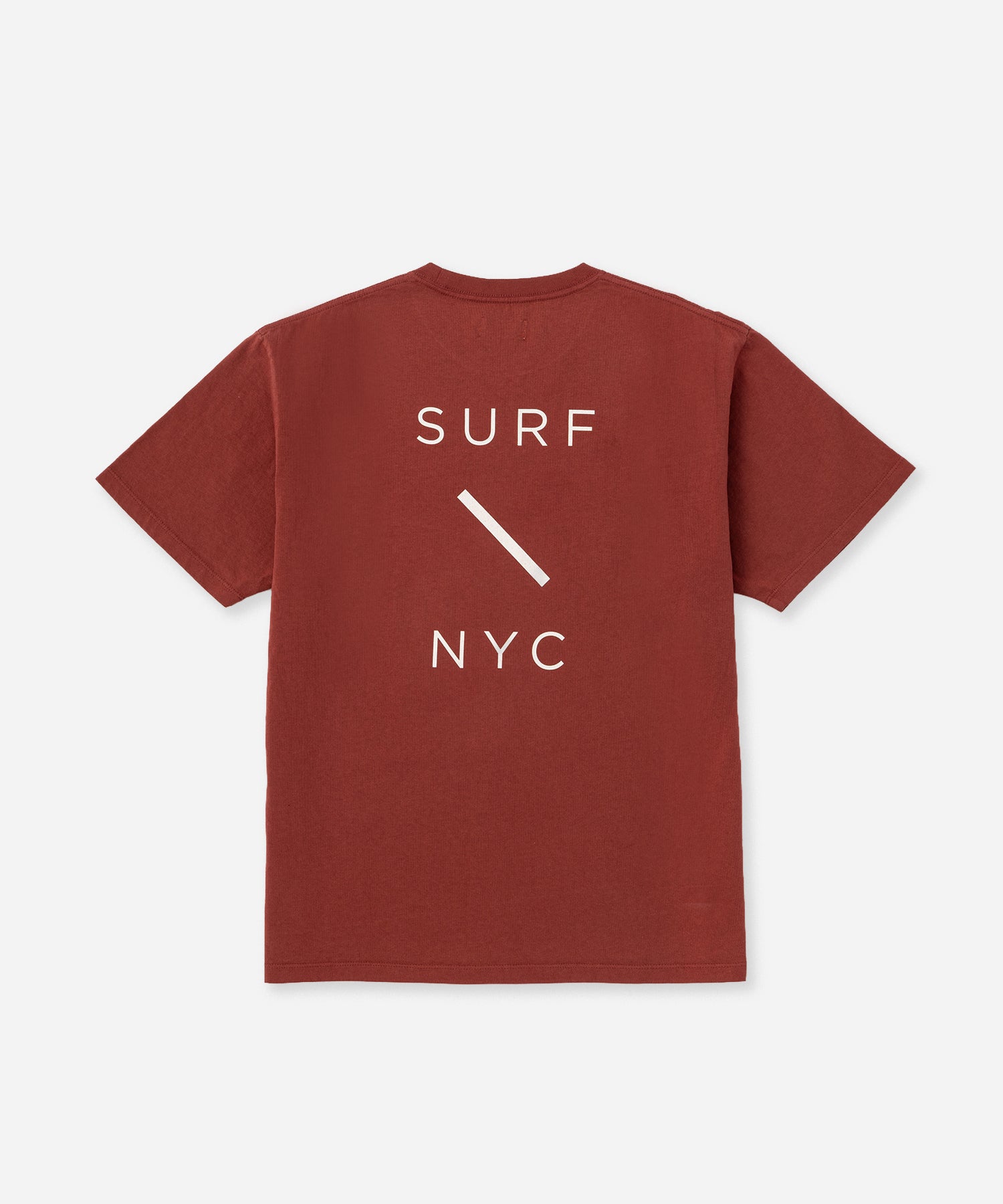 Saturdays NYC SURF NYC Dyed Standard Tee in Wine