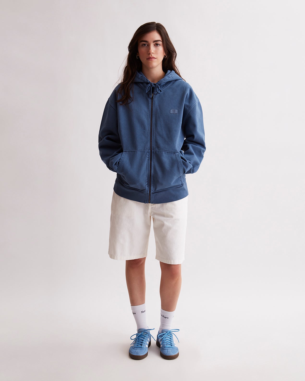 パーカー・フーディ AFTER PRAY Soleil printed hoodie navy 241CTS230 _NY Faherty Soleil Stripe Cotton Hoodie | Nordstromrack