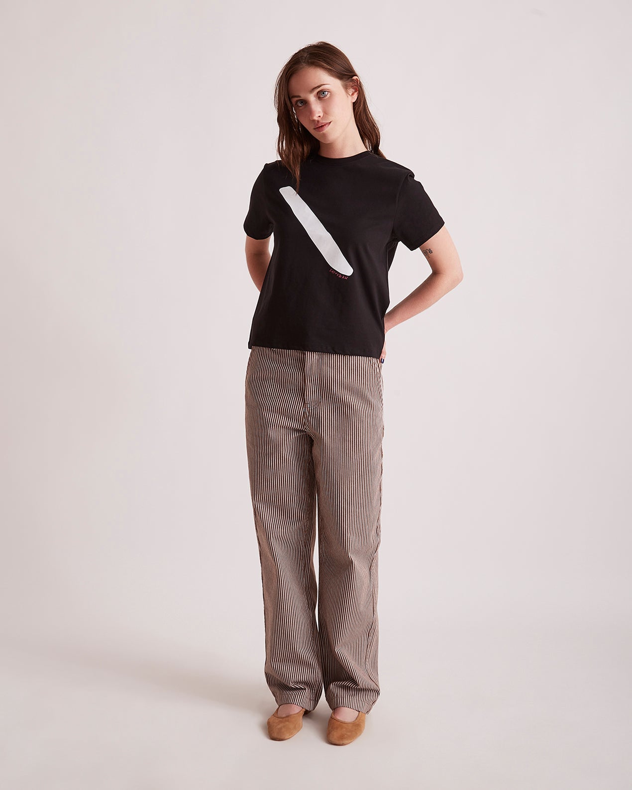 Mulberry Cotton Stripe Twill Pant | Saturdays NYC