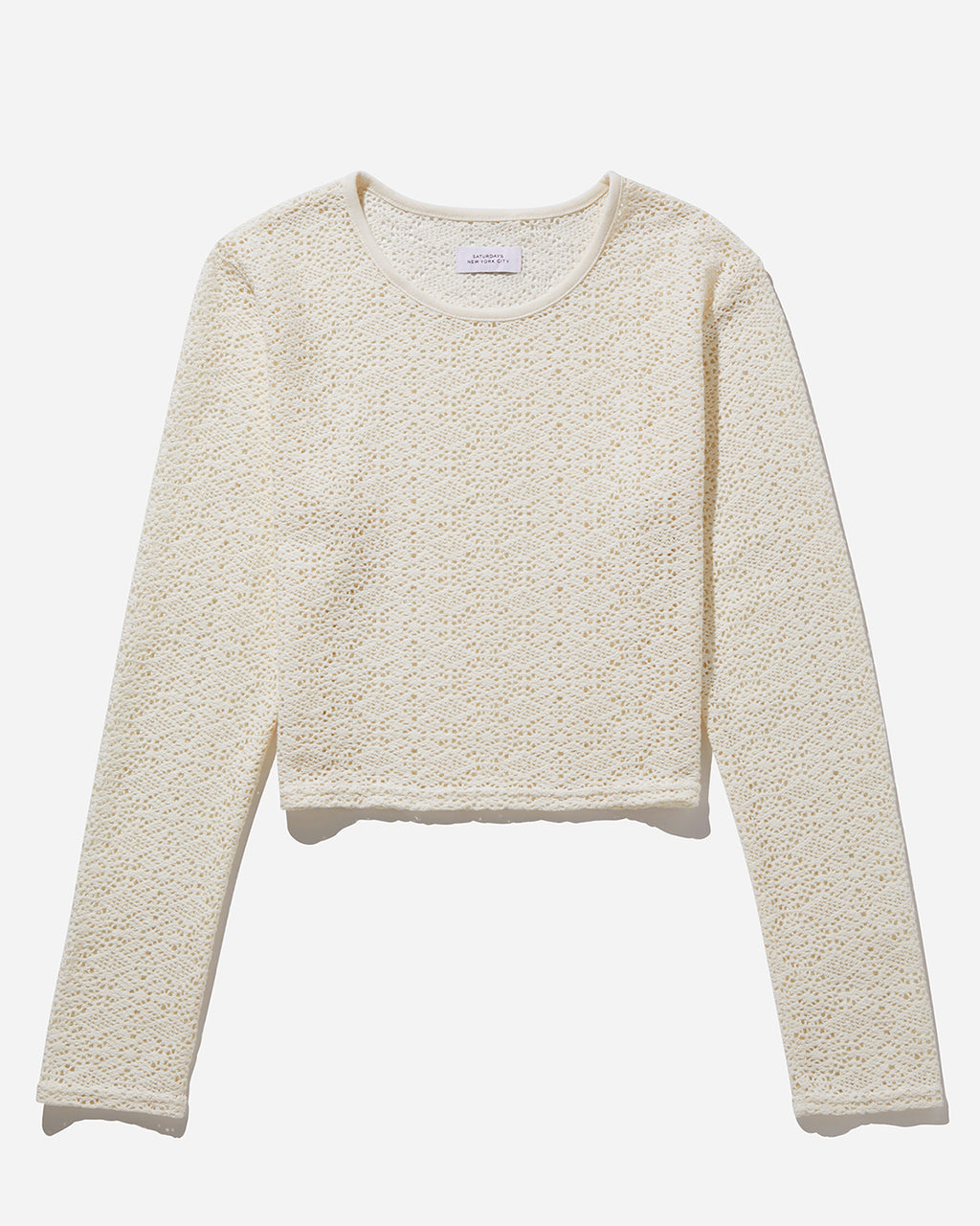 Peii Cotton Mesh Long Sleeve Top | Saturdays NYC