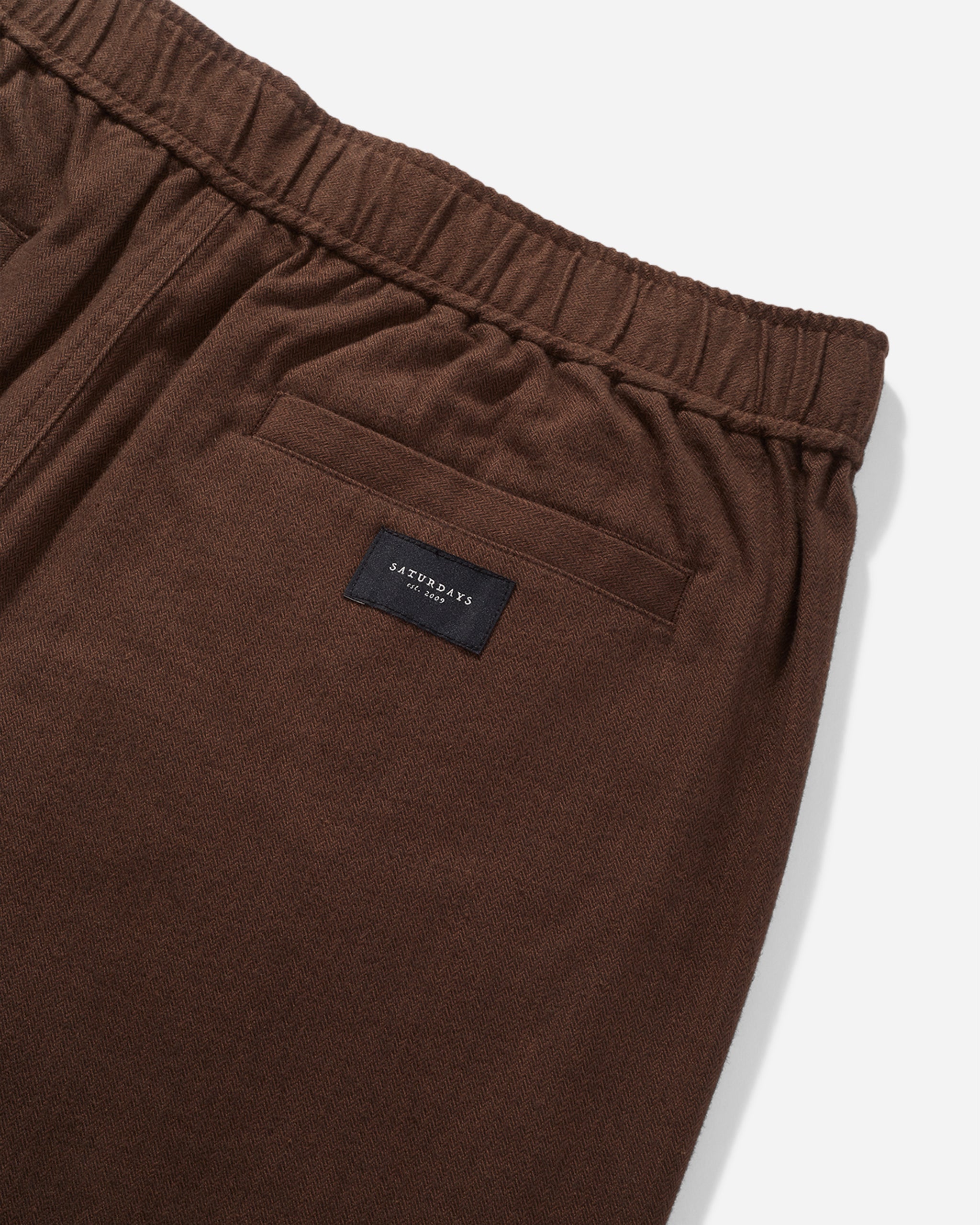 George Herringbone Flannel Pant | Saturdays NYC