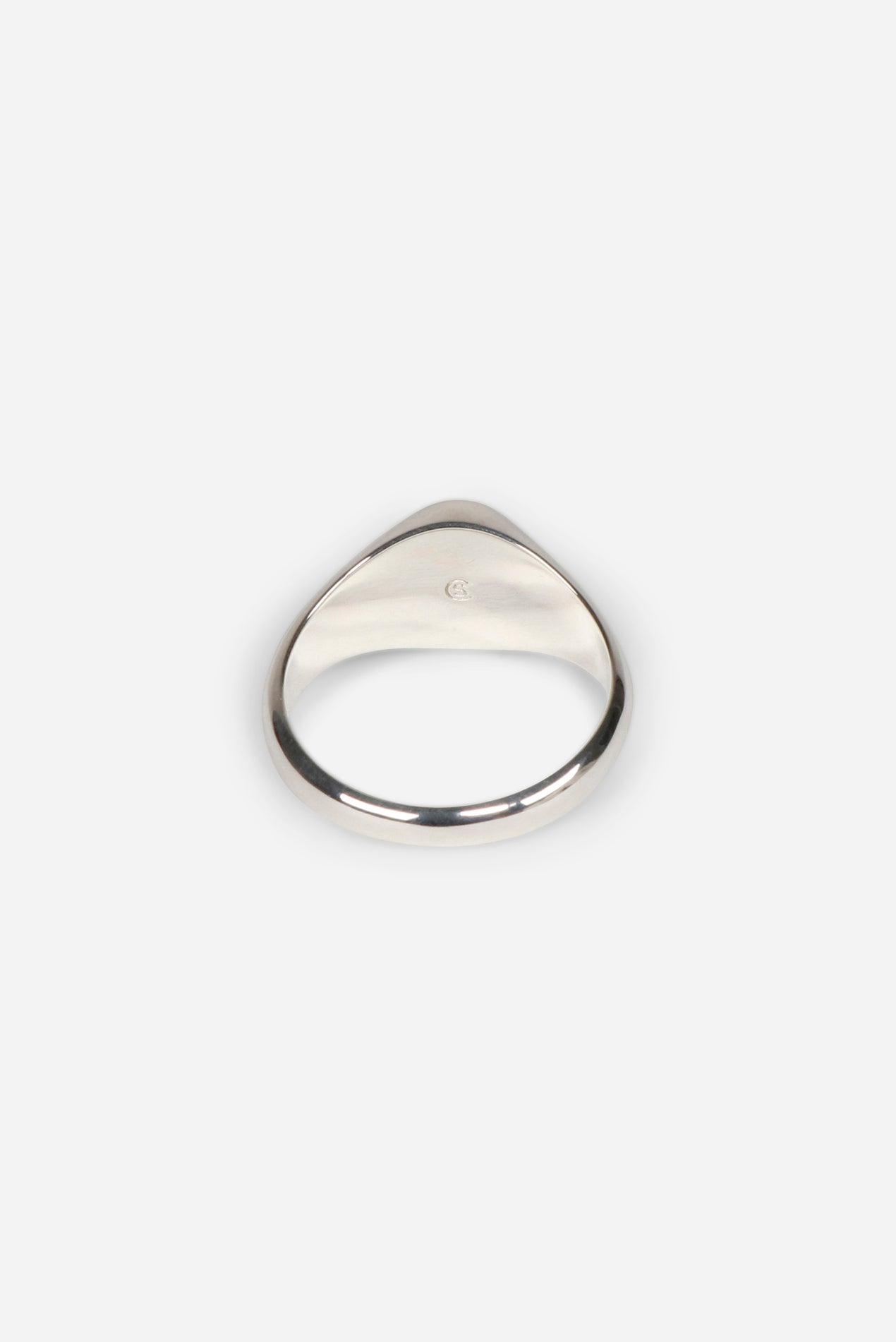 Type 019 Enamel Oval Signet Sterling Silver