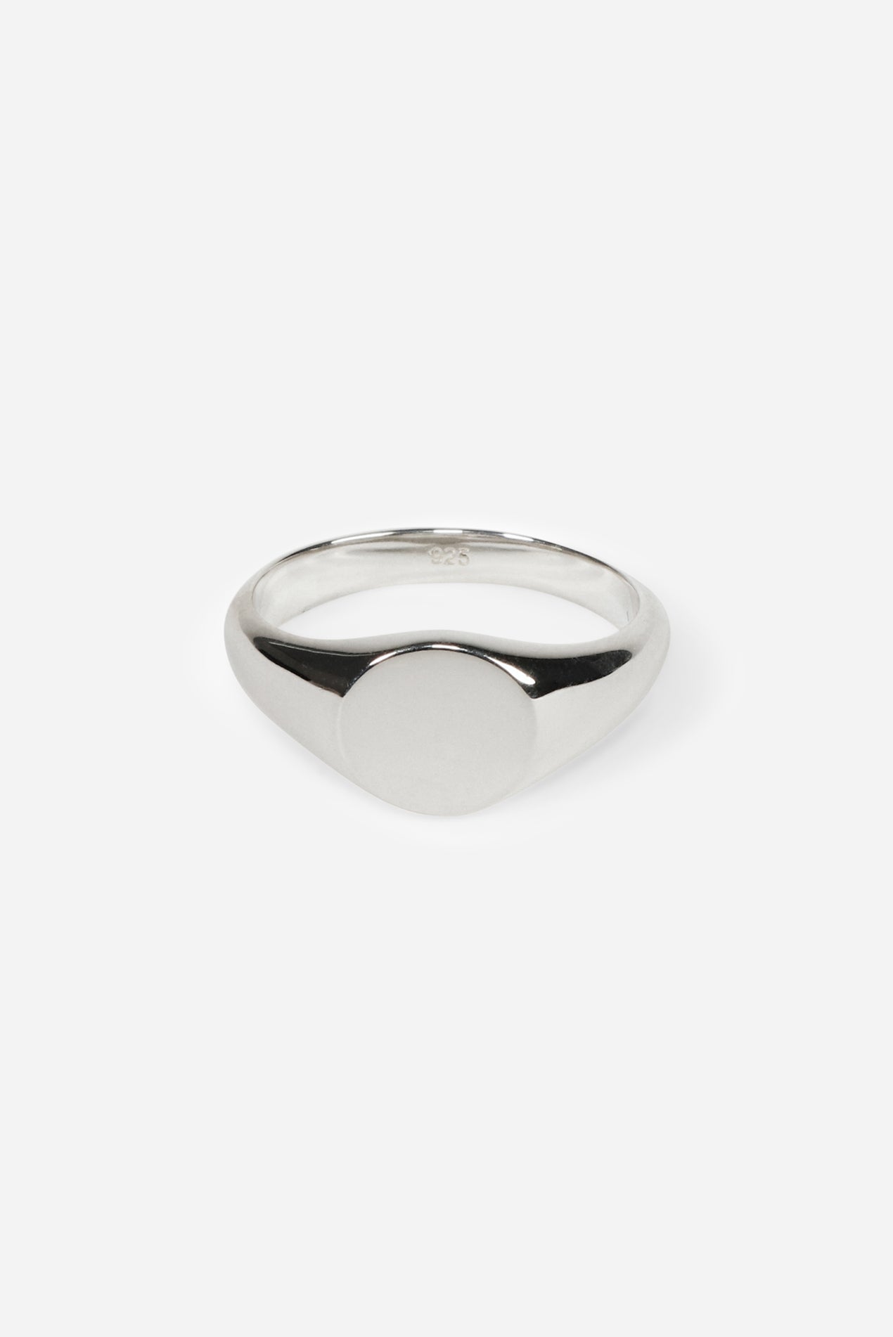 Saturdays NYC Type 012 Round Signet 925 Sterling Silver