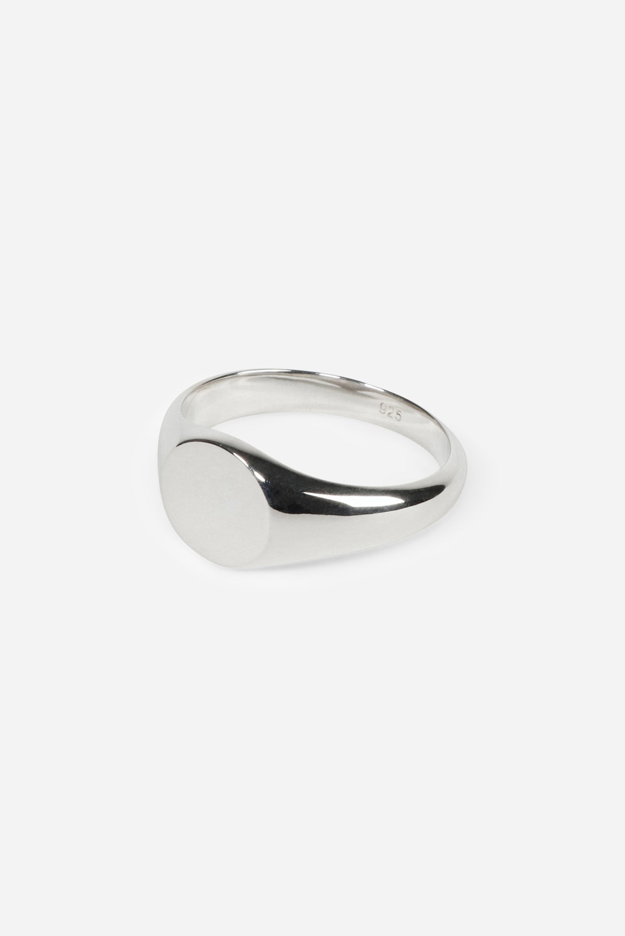 Saturdays NYC Type 012 Round Signet 925 Sterling Silver