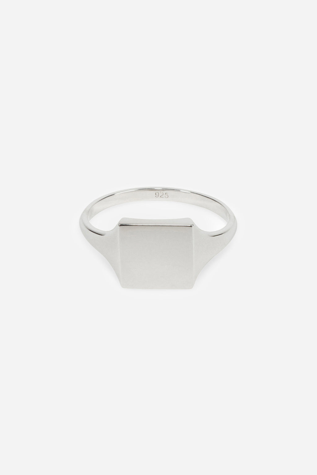 Cameron Studio Type 011 Slim Square Signet 925 Sterling Silver