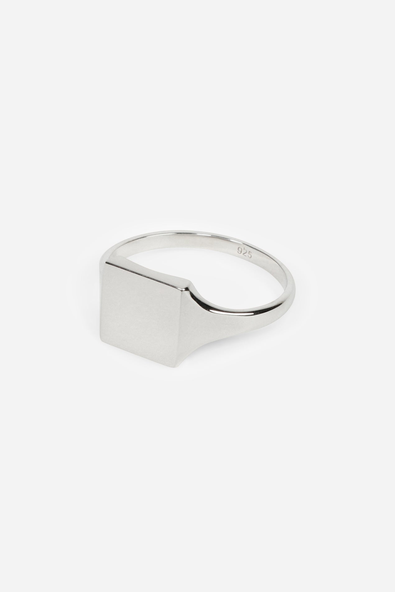 Cameron Studio Type 011 Slim Square Signet 925 Sterling Silver