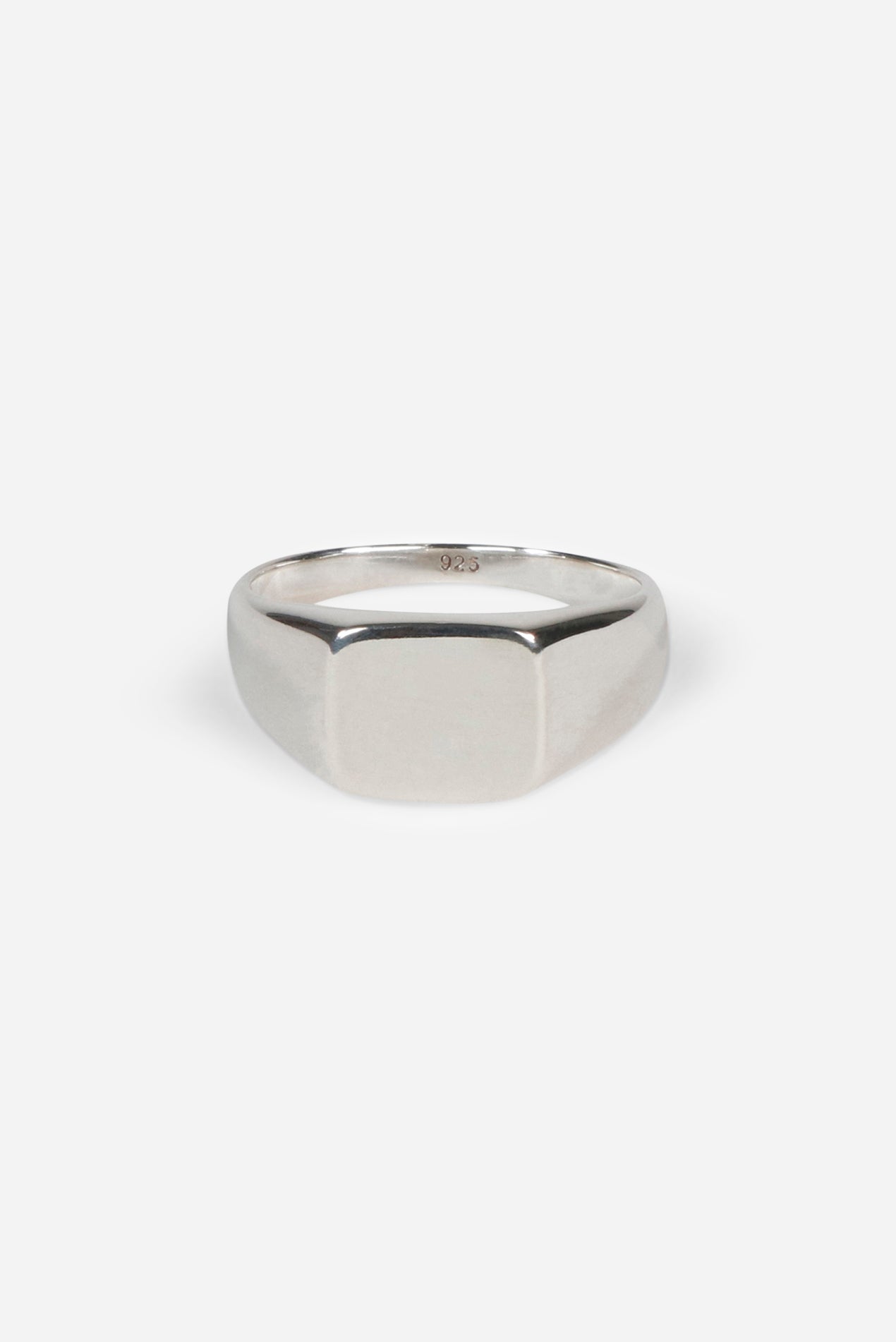 Type 009 Square Signet 925 Sterling Silver
